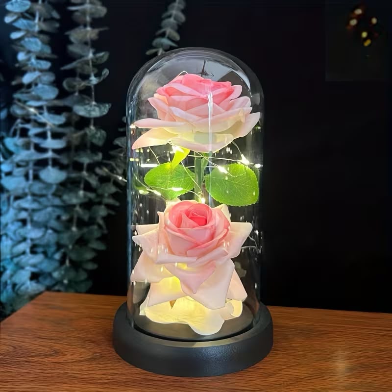 Romantic LED Rose Lamp
