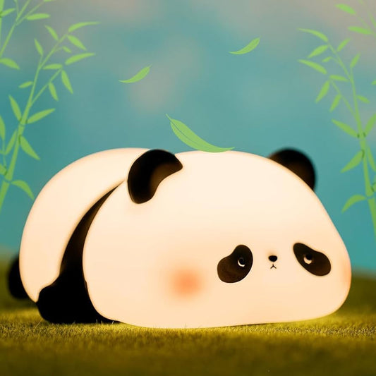 Laying Panda Silicone Night Lamp