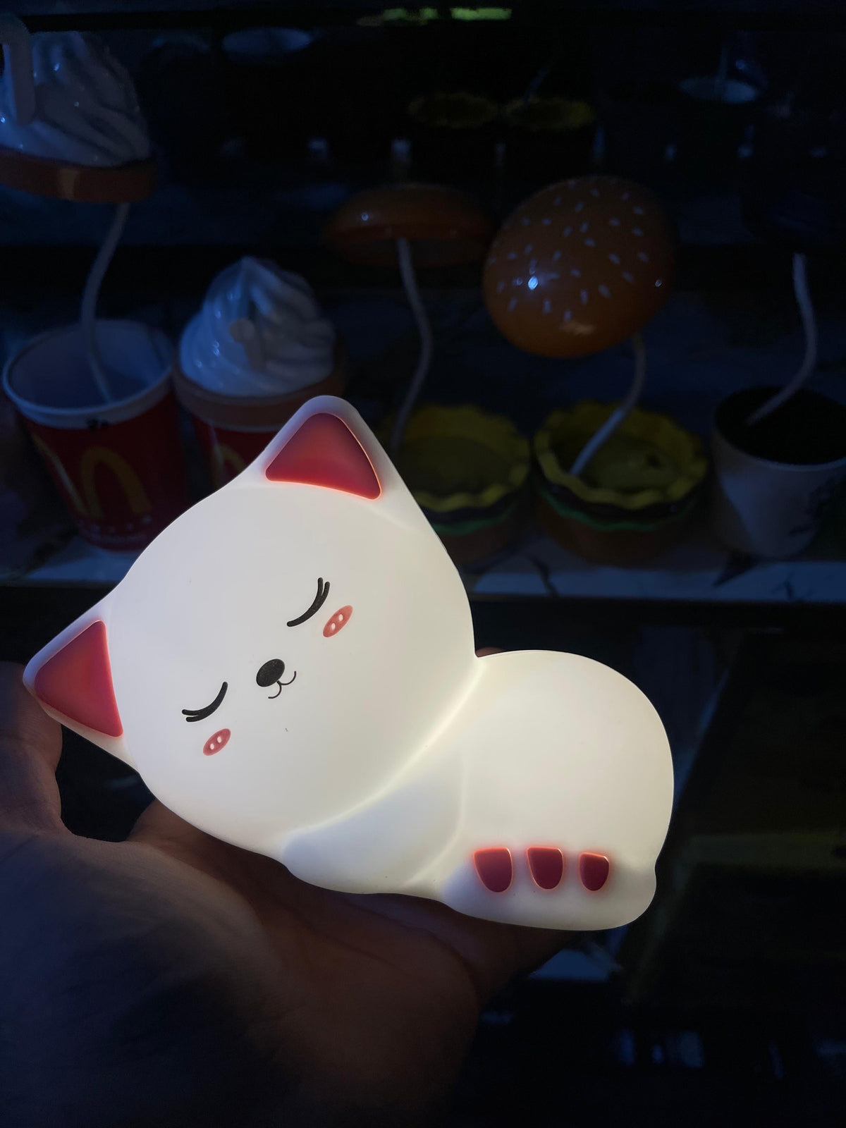 Cute Silicone Cat Lamp