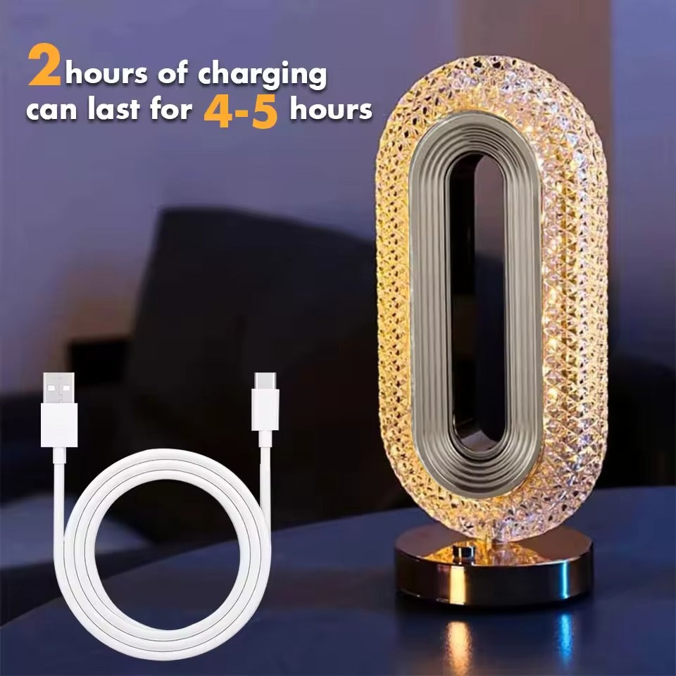 Elegant Crystal Table Lamp